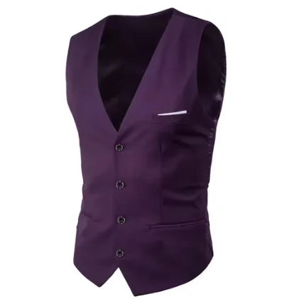 Men's Slim Fit Formal Waistcoat