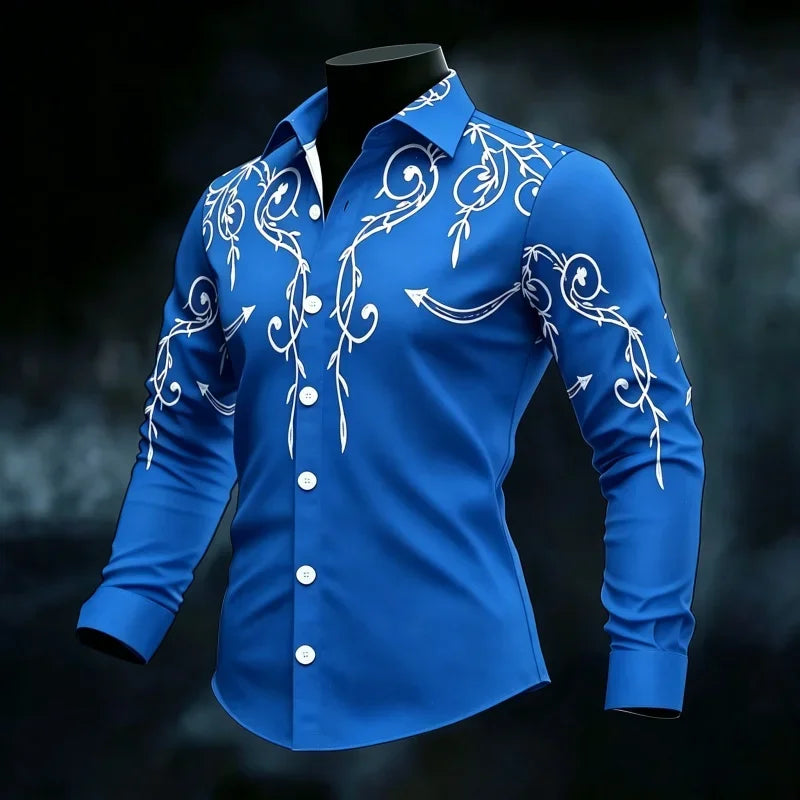 Men's Graphic Print Casual Shirt