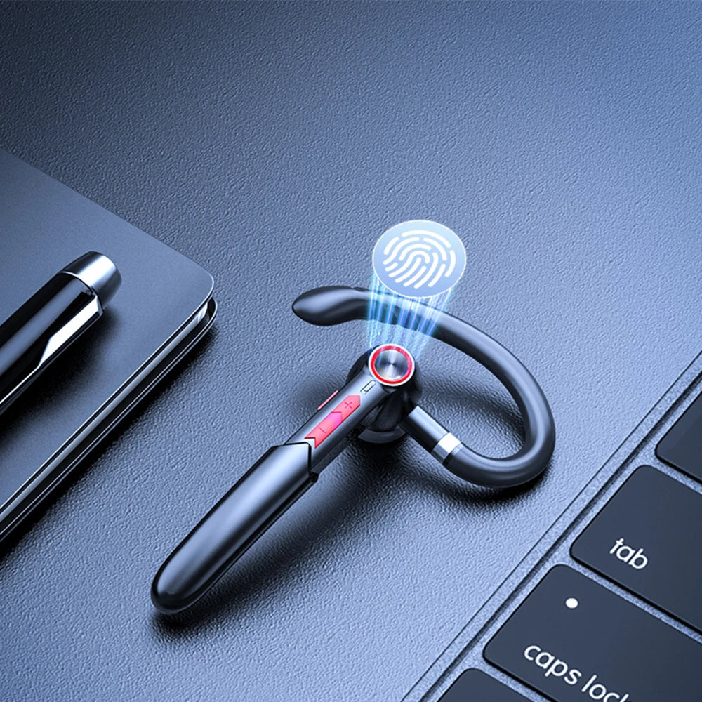 Bluetooth 5.0 Touch-Control Wireless Earpiece with Microphone