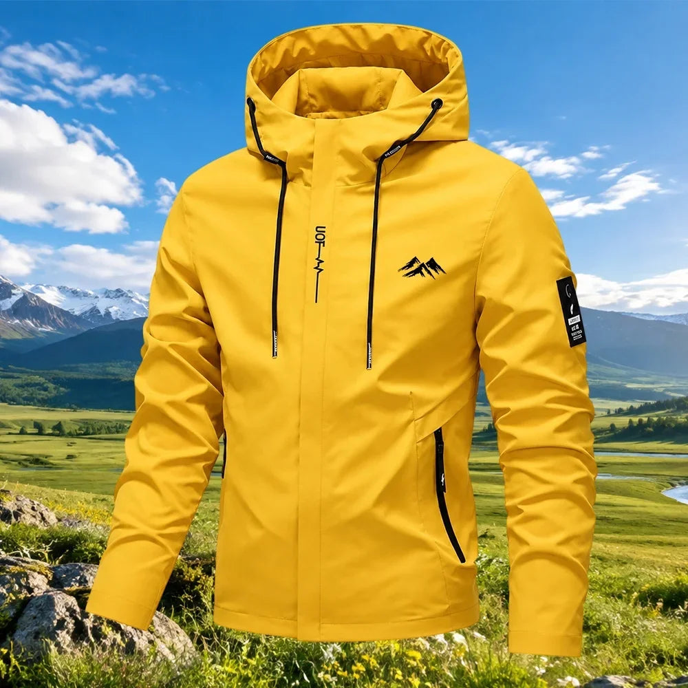 Men's Hooded Zip-Up Jacket