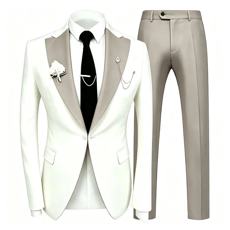 Men's Three-Piece Business & Occasion Suit