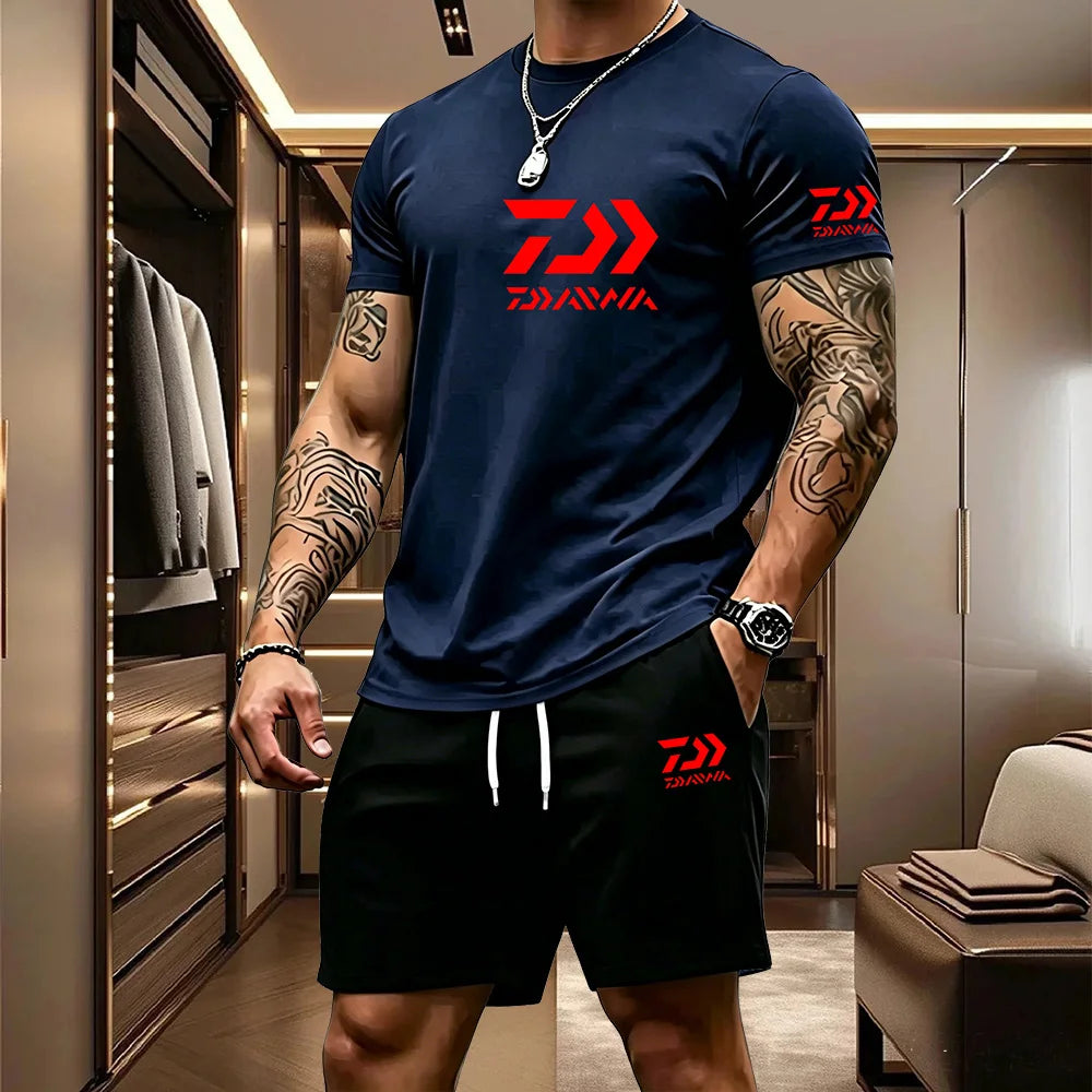 Men's Top & Shorts Set