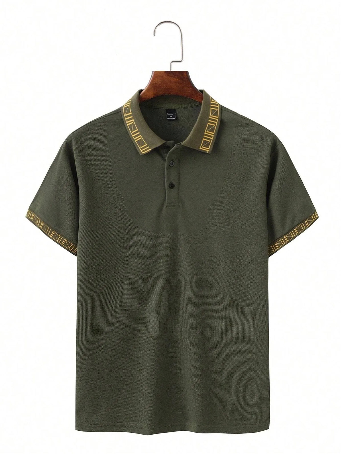 Men's Graphic Print Short-Sleeve Polo Shirt