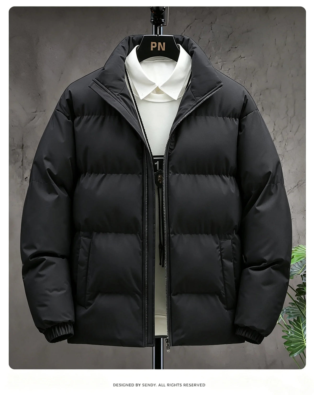Men's Quilted Puffer Jacket