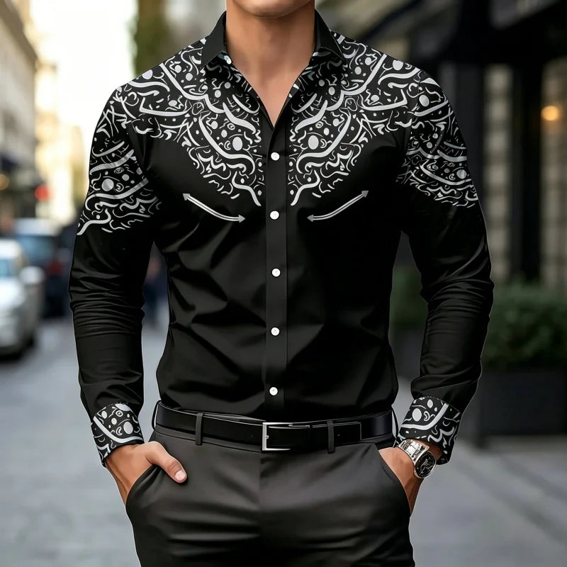 Men's Graphic Print Casual T-Shirt