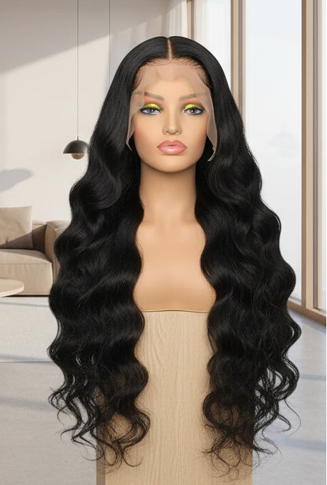 Body Wave Human Hair Lace Wig — product view