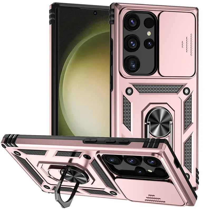 Ring Stand Phone Case for Samsung Galaxy S21, S21 Plus, S22 Ultra, S22, S22 Plus, S23 Ultra, A34 5G, A54 5G, S21 Fe, S21 Ultra, A55, A35, S24 Plus, S24 Ultra, S24, S23 Plus, S23 FE, S23