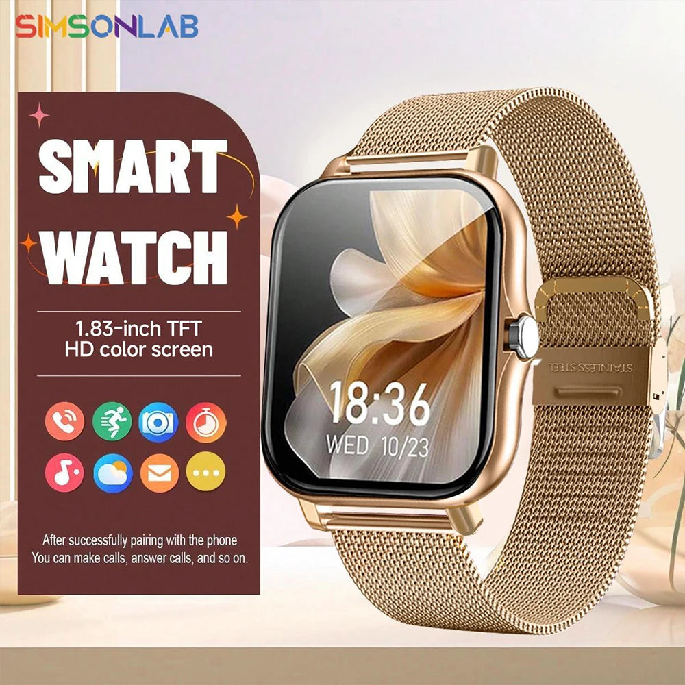Children's 1.83-Inch Calling Smartwatch with Sleep Features