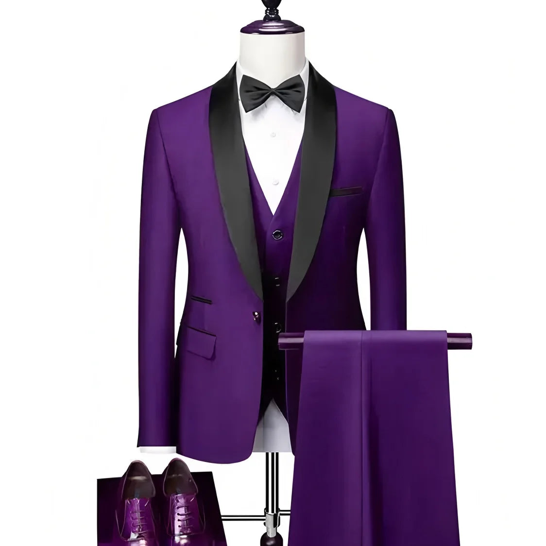 Men's One-Button Slim Fit Suit & Blazer Options