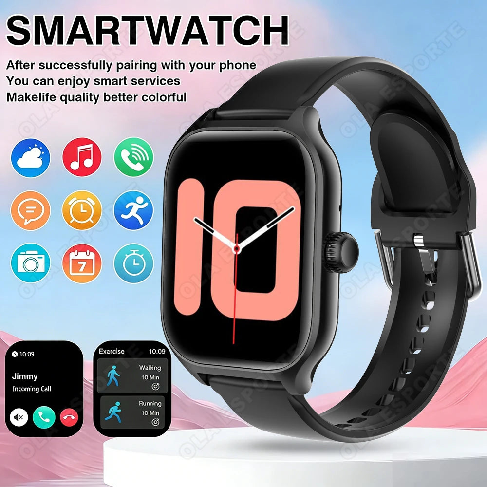 Outdoor 2.01-Inch Calling Smartwatch with Sleep Features
