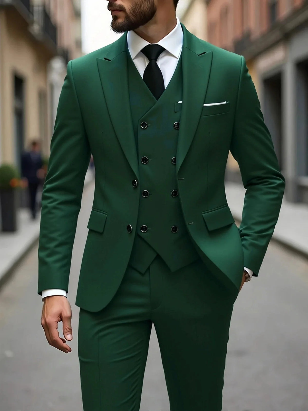 Men's Classic Three-Piece Tuxedo Suit