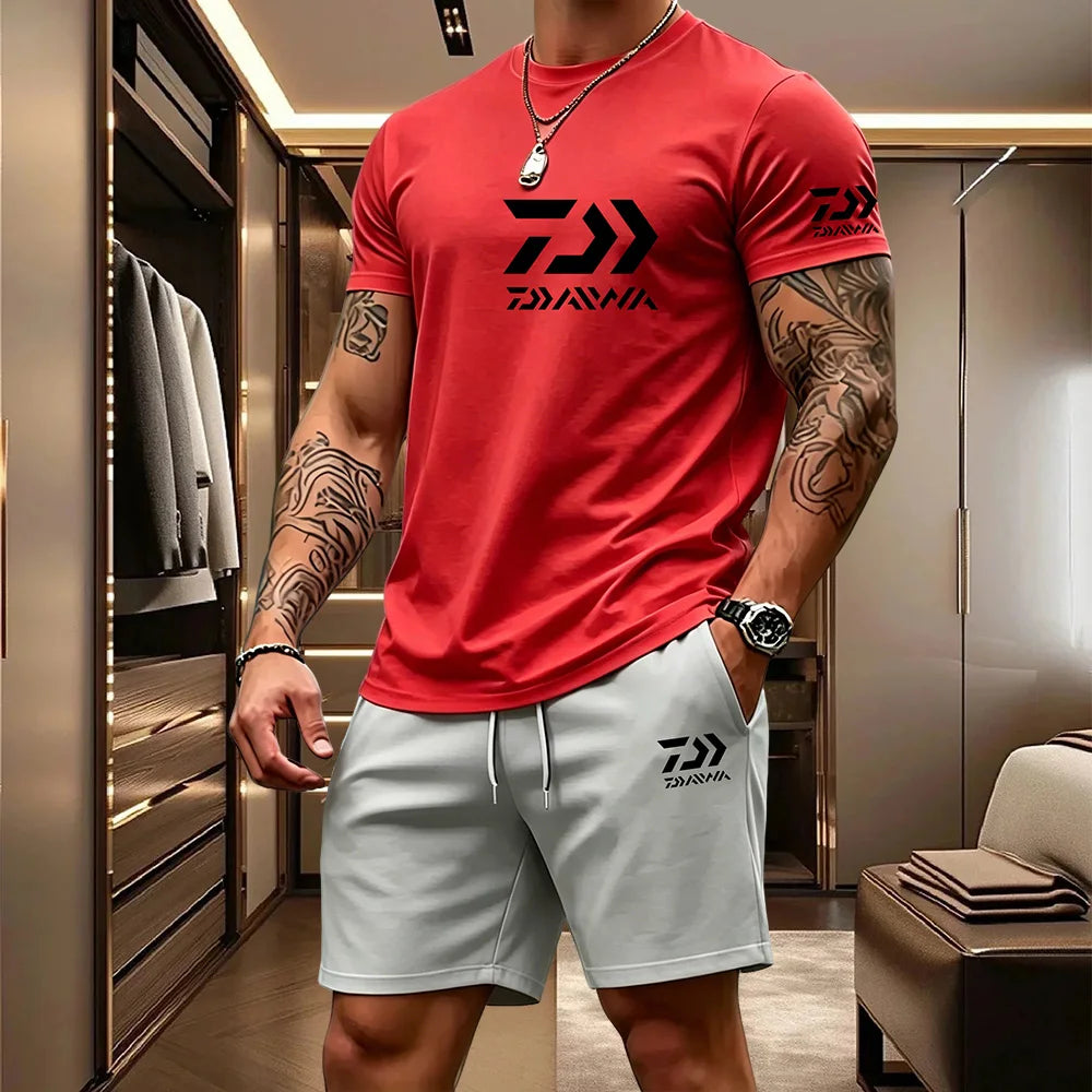 Men's Top & Shorts Set