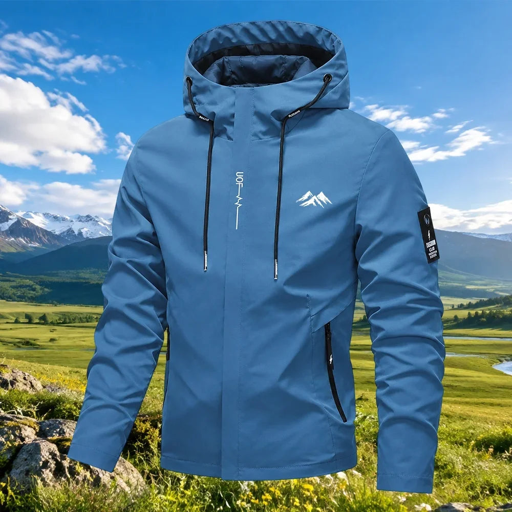 Men's Hooded Zip-Up Jacket