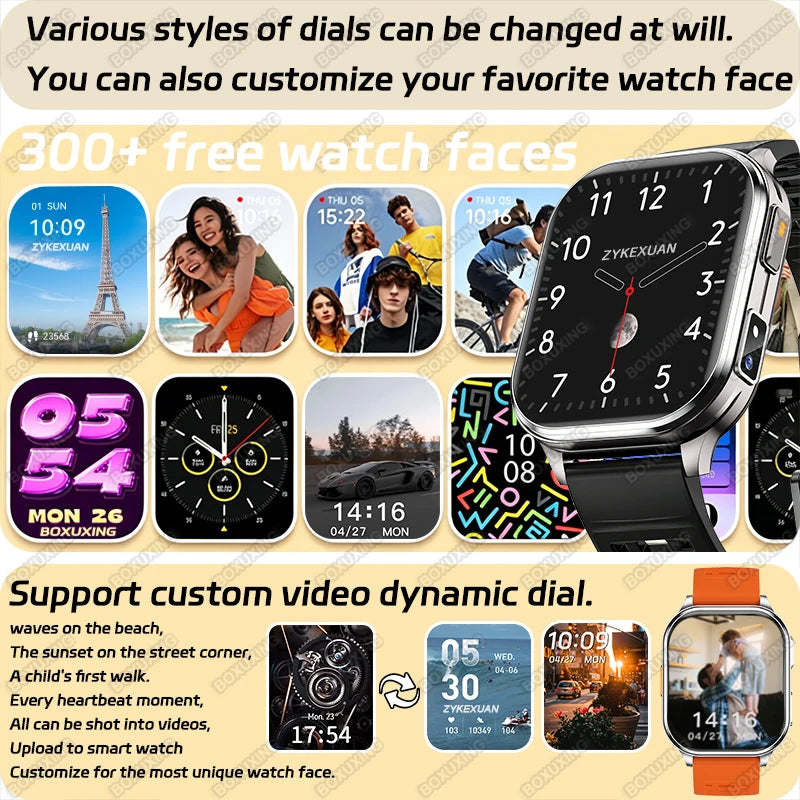 2.01-Inch Calling Smartwatch with Flashlight