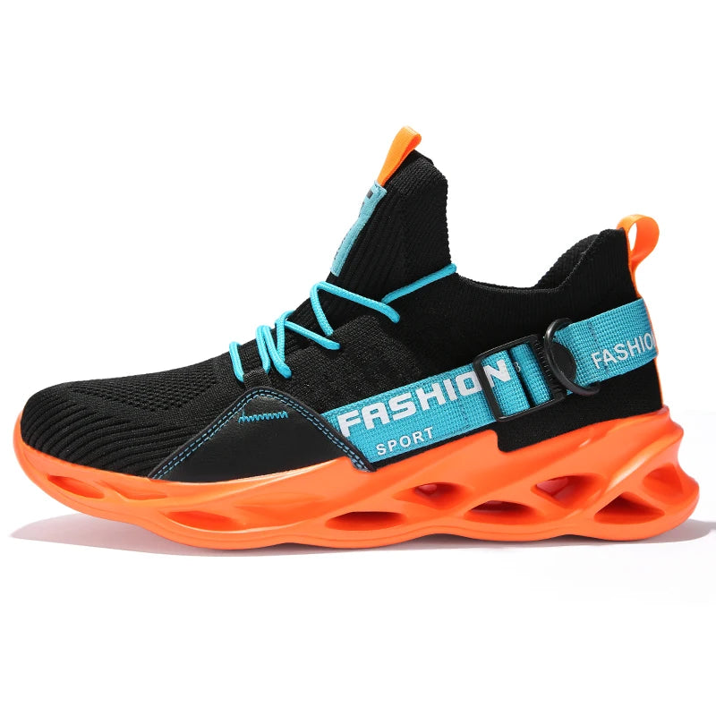Unisex Thick-Sole Mesh Sneakers