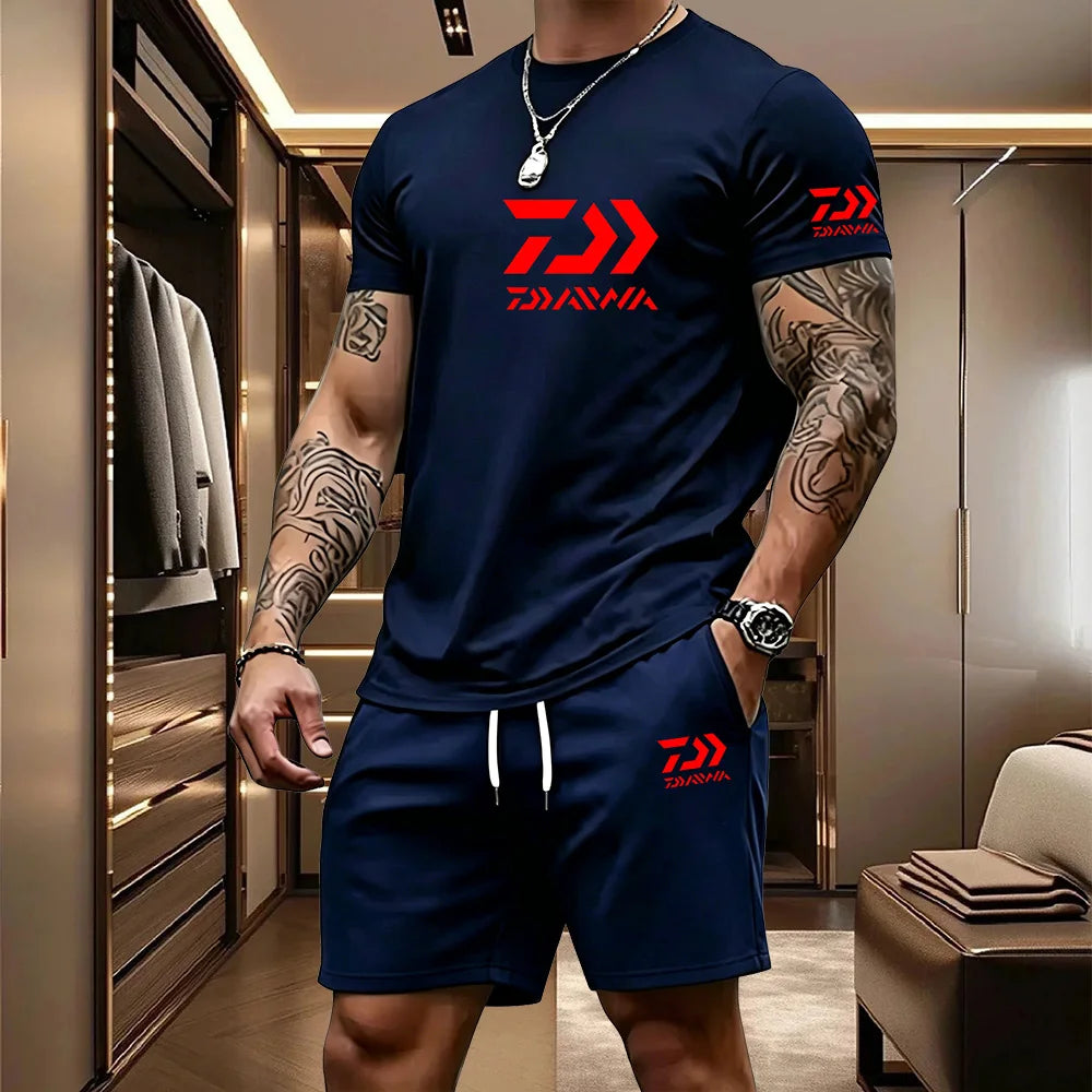 Men's Top & Shorts Set