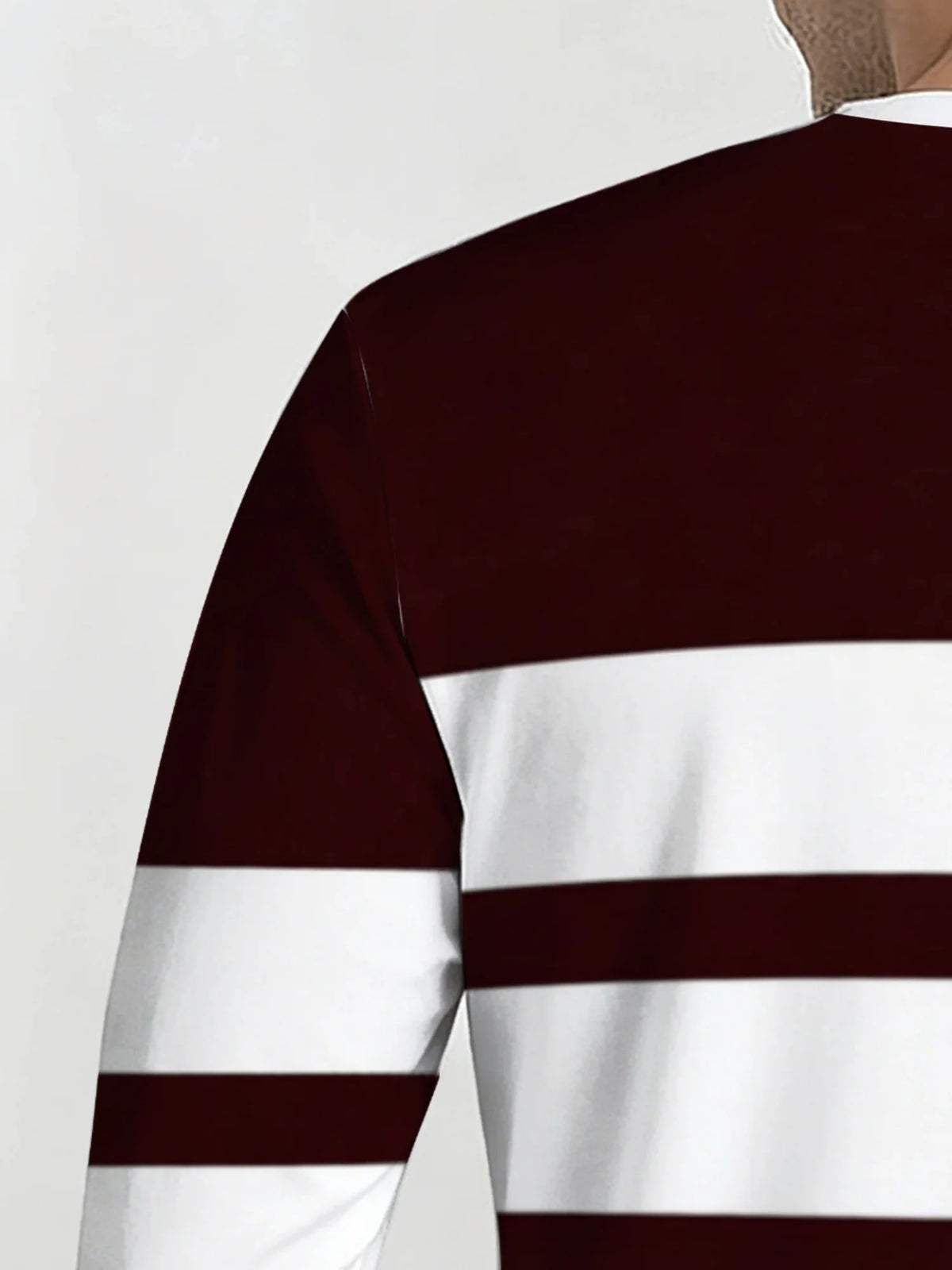Men's Striped Sweatshirt & Pants Set
