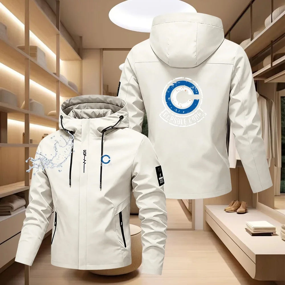 Men's Hooded Zip-Up Jacket