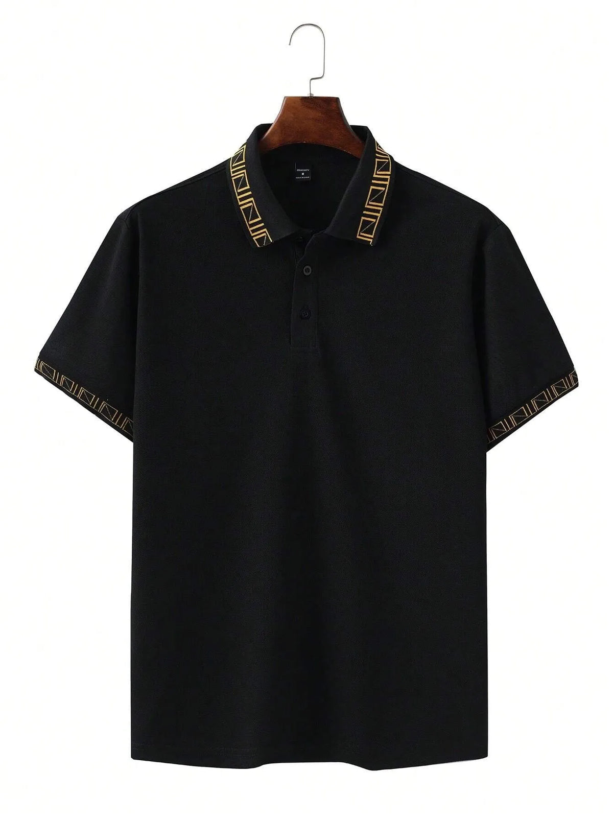 Men's Graphic Print Short-Sleeve Polo Shirt