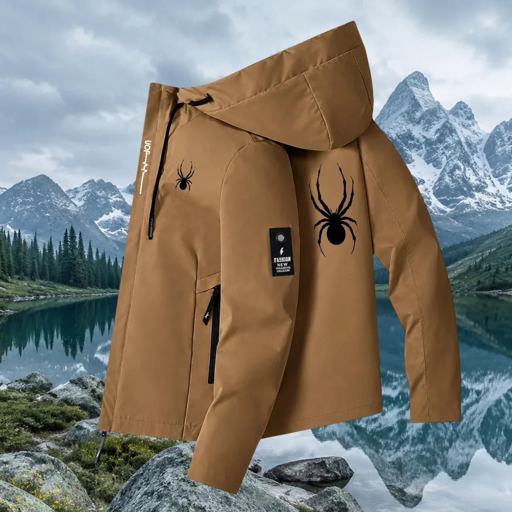 Men's Hooded Zip-Up Jacket