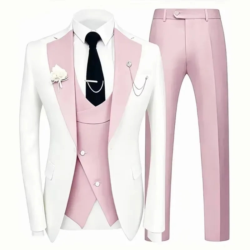 Men's Three-Piece Formal Suit