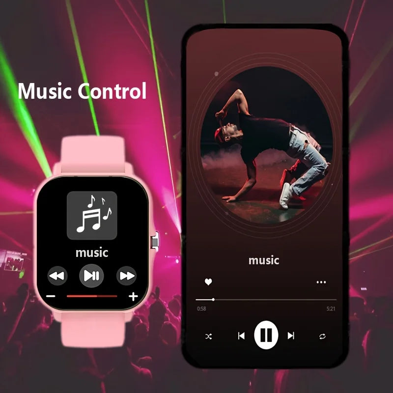 1.83-Inch Smartwatch with Message Alerts