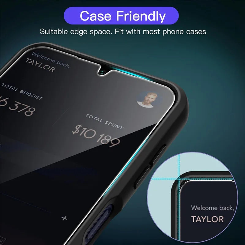9H Tempered Glass Screen Protector for Samsung Galaxy A35, A25, A34, A51, A52s, A52, A17, A24, A54, A55, A14, A16, A15, A56, A36, A57, A37