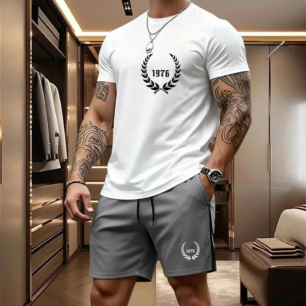 Men's Top & Shorts Set