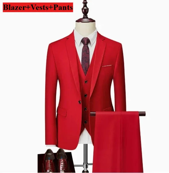 Men's British-Inspired Wedding Suit