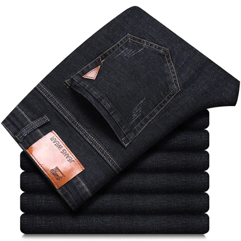 Men's Slim Fit Stretch Denim Jeans - Lightweight — product view
