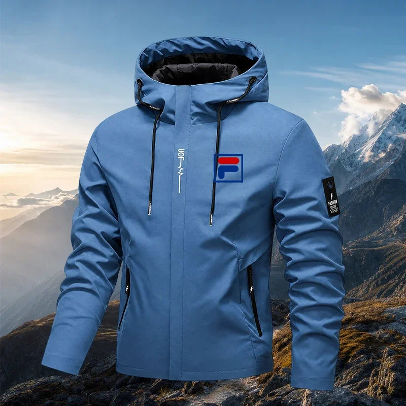 Men's Hooded Zip-Up Jacket