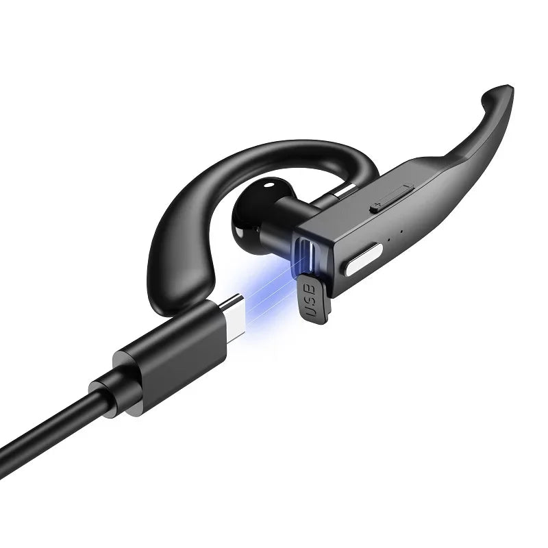 Rotating Bluetooth 5.0 Business Earpiece with Charging Case