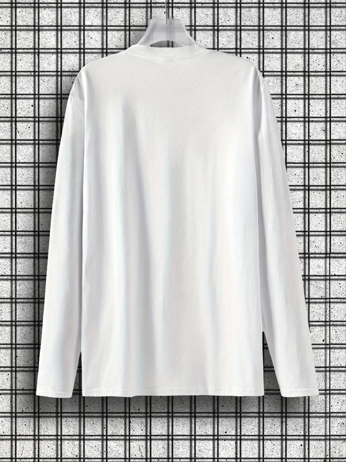 Men's Letter Print Long-Sleeve Casual T-Shirt