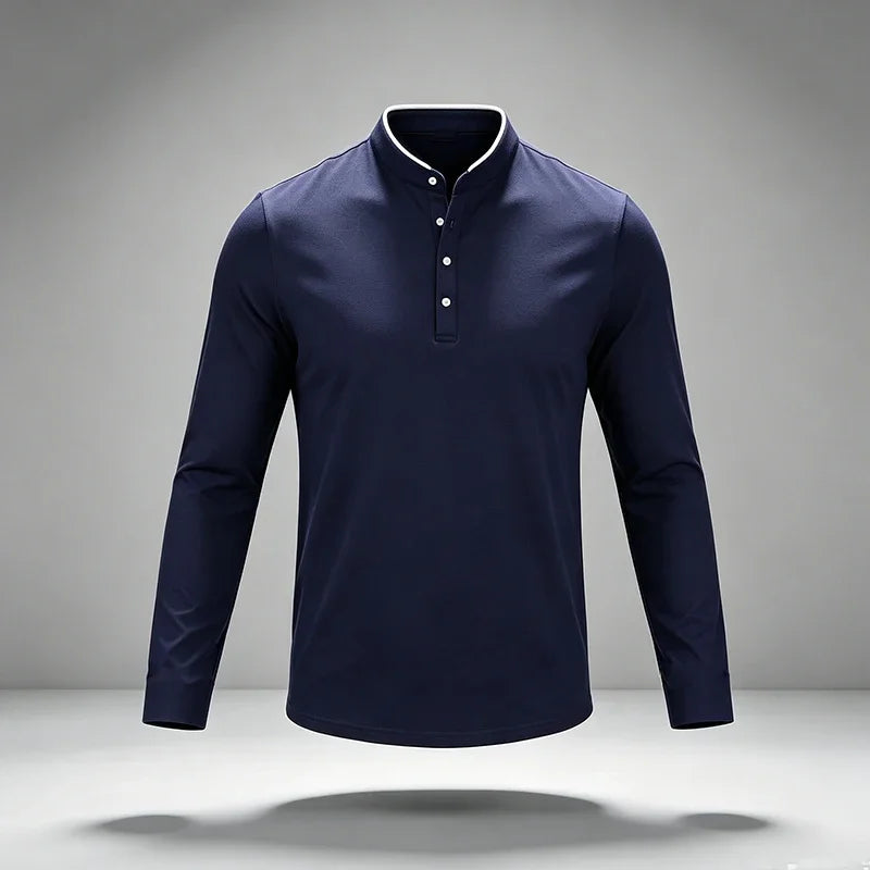 Men's Long-Sleeve Polo Shirt