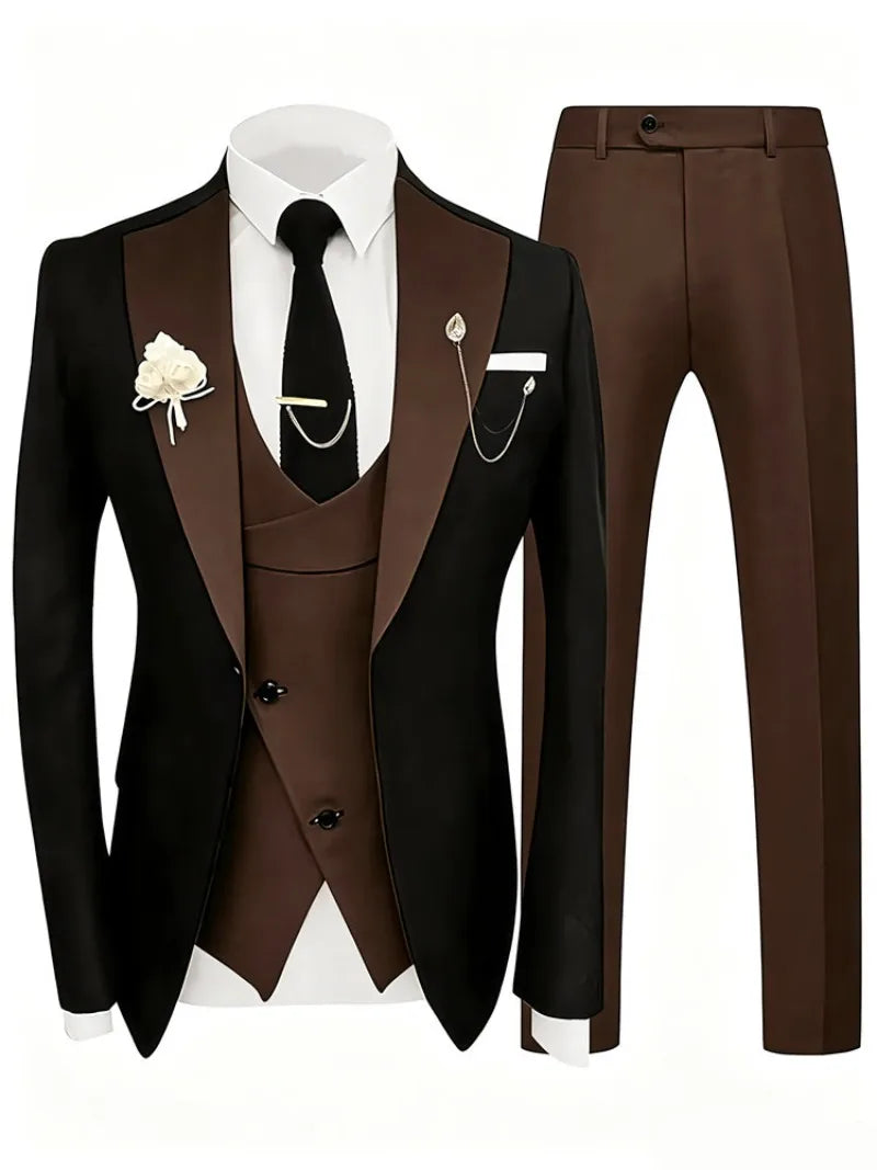 Men's Three-Piece Formal Suit
