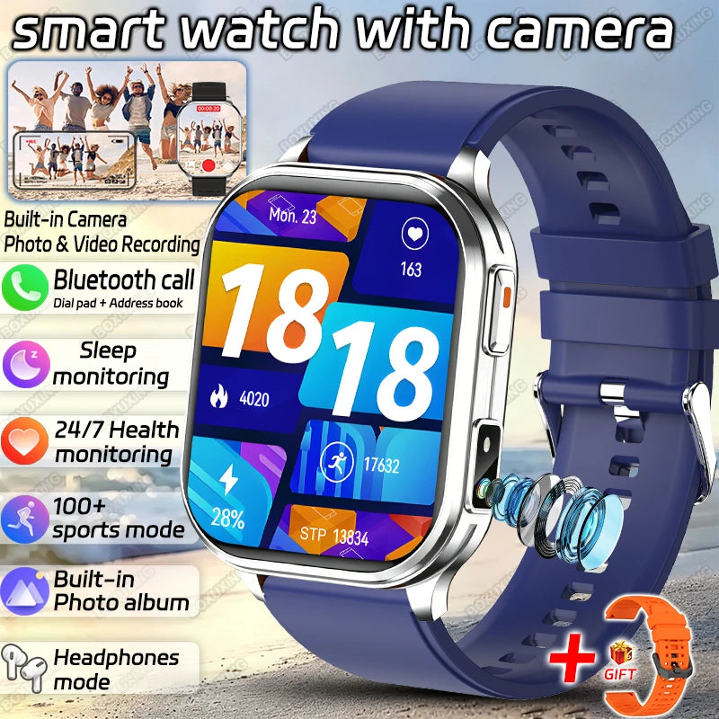 2.01-Inch Calling Smartwatch with Flashlight