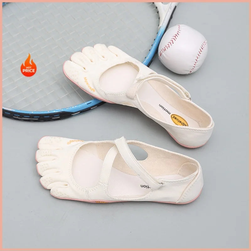 Five-Toe Flats with Elastic Closure — product view