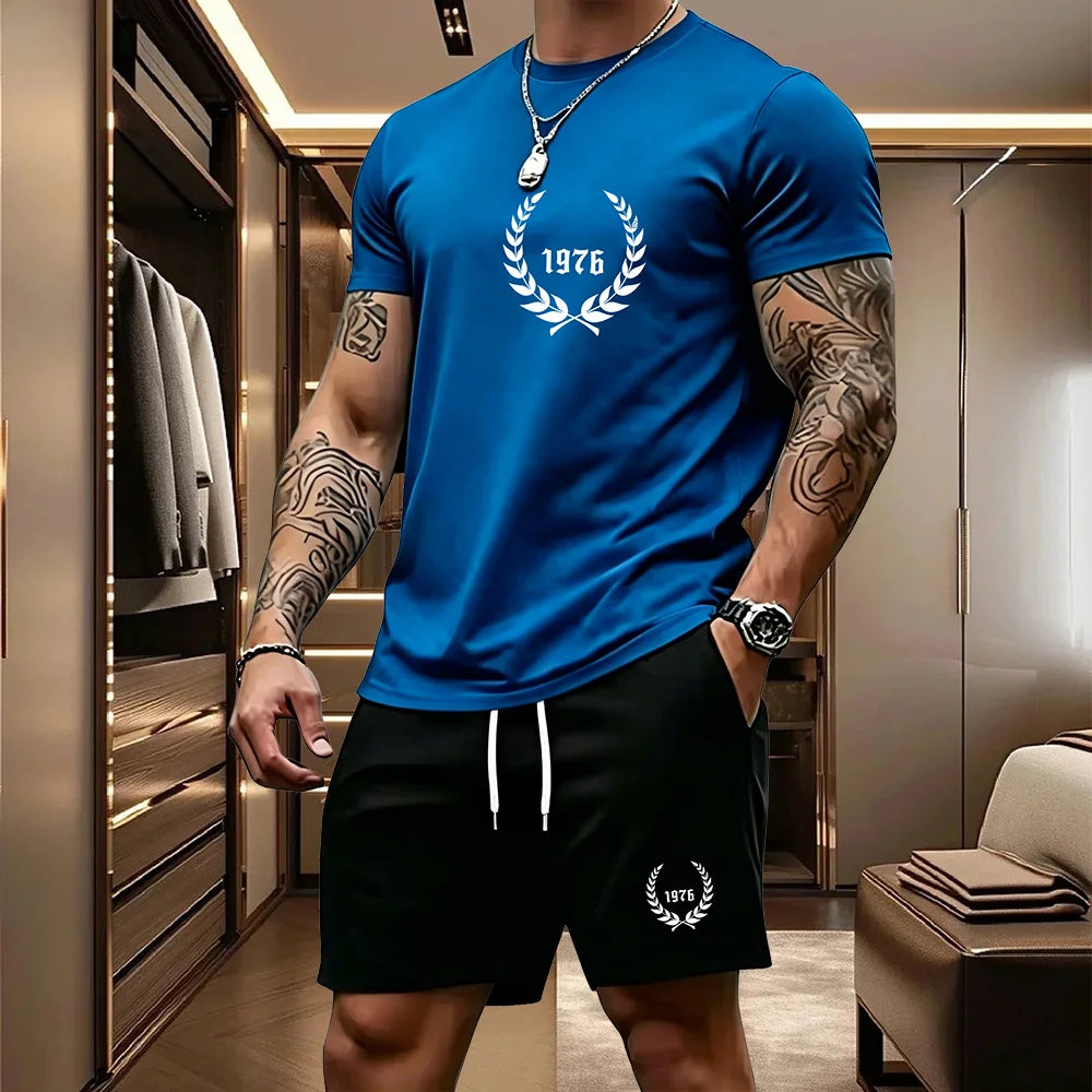 Men's Top & Shorts Set