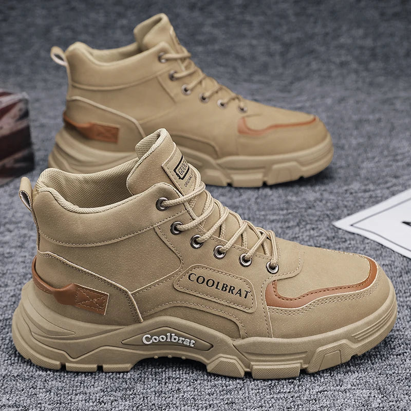 Chaussures décontractées à lacets pour homme