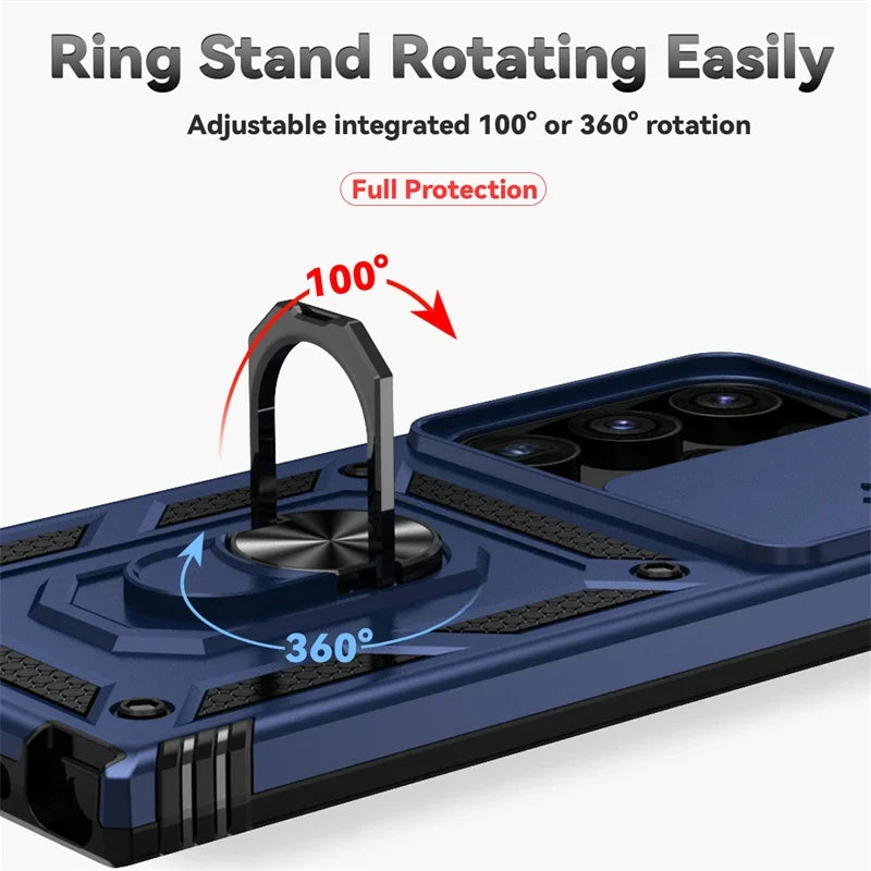 Ring Stand Phone Case for Samsung Galaxy S21, S21 Plus, S22 Ultra, S22, S22 Plus, S23 Ultra, A34 5G, A54 5G, S21 Fe, S21 Ultra, A55, A35, S24 Plus, S24 Ultra, S24, S23 Plus, S23 FE, S23