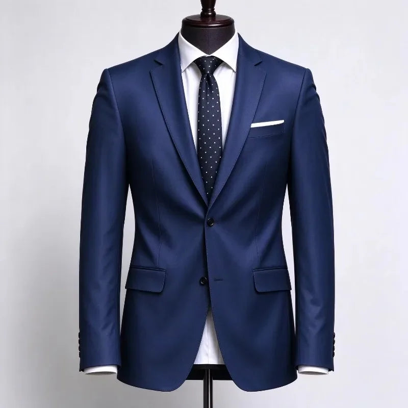 Men's Slim Fit Single-Breasted Blazer