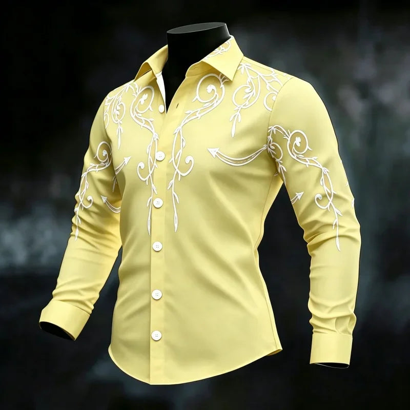 Men's Graphic Print Casual Shirt