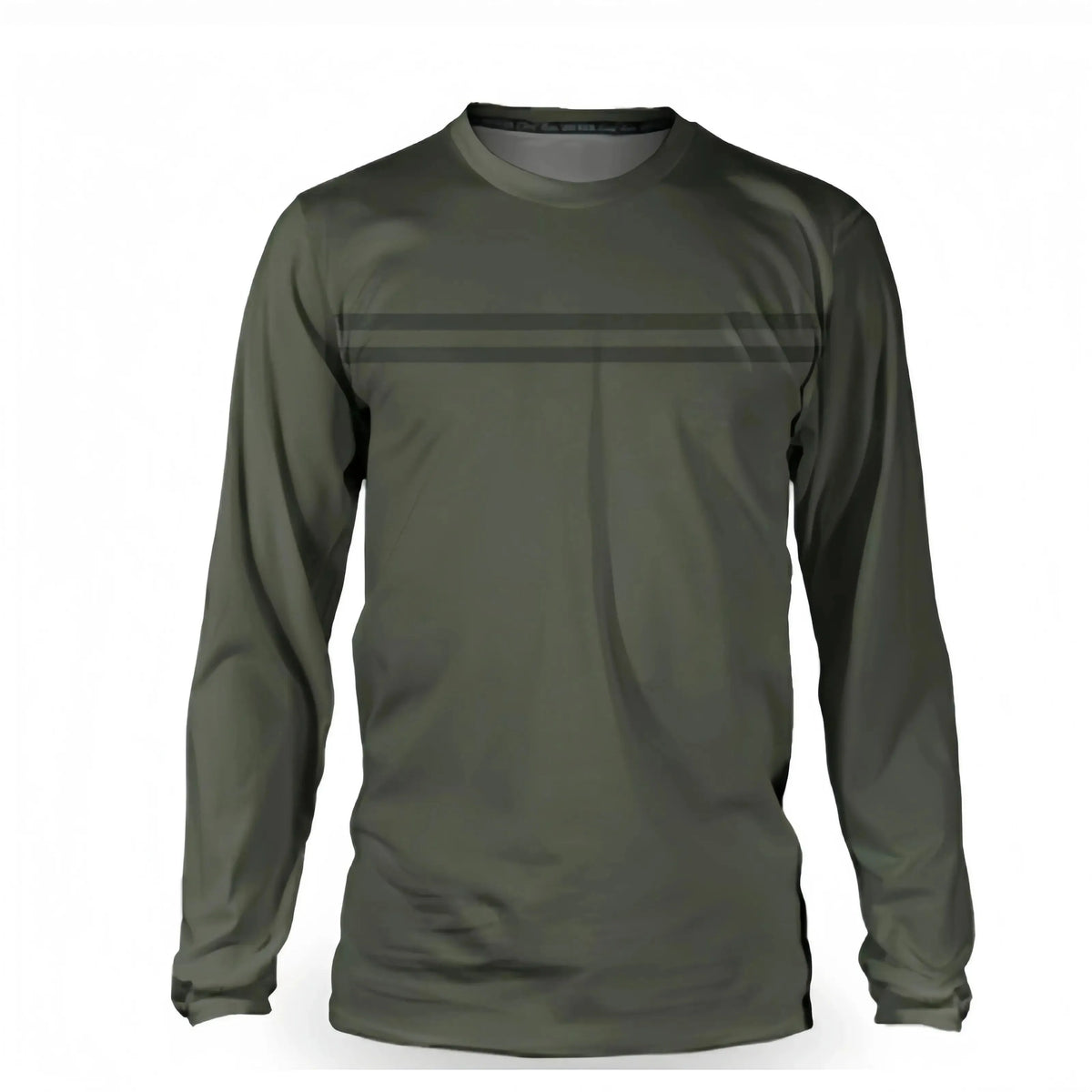 Men's Striped Long-Sleeve Casual T-Shirt