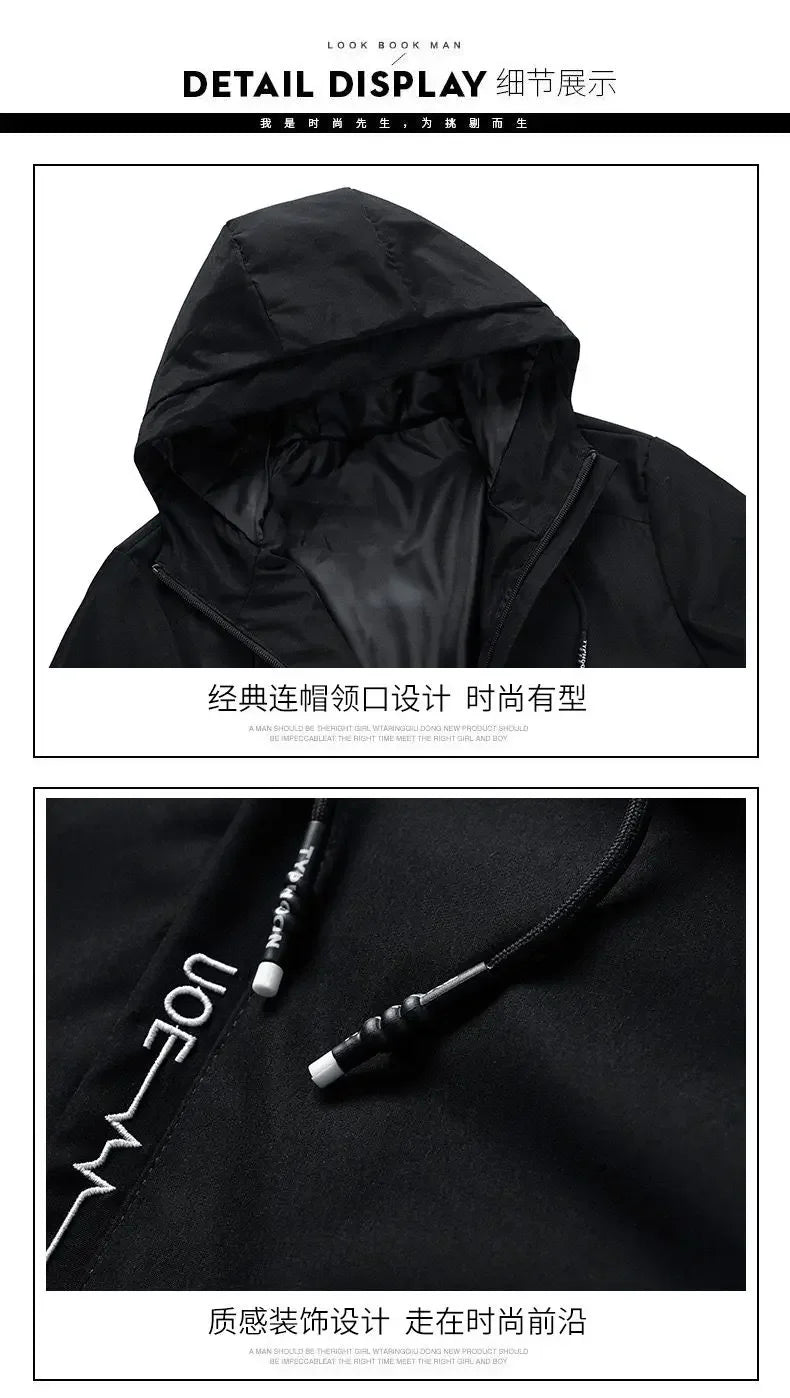 Men's Casual Zip-Up Jacket