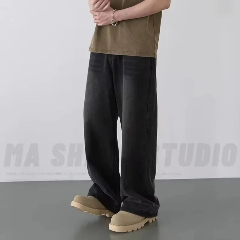 Men's Blue Slim Fit Stretch Denim Jeans — product view