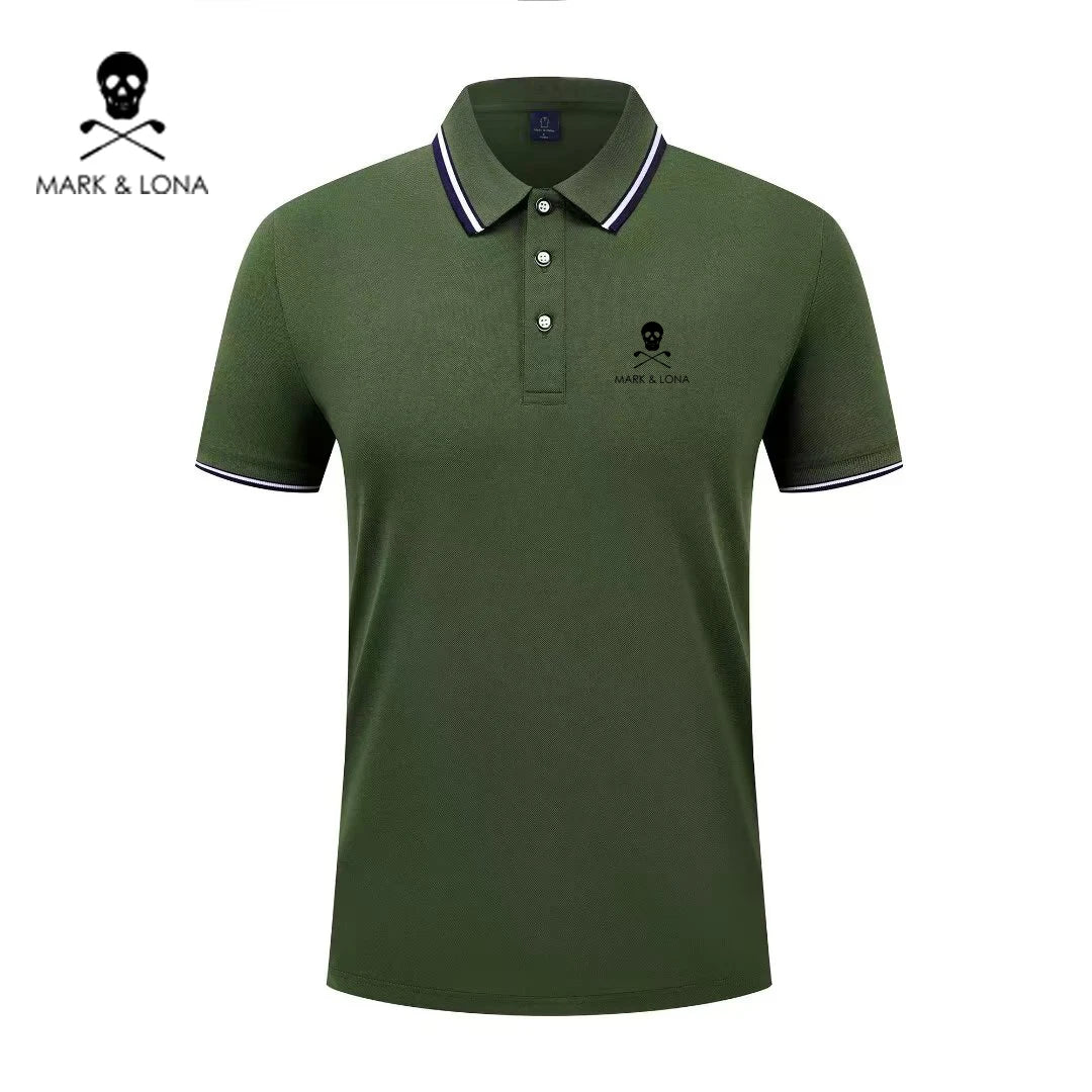 Men's Graphic Print Short-Sleeve Polo Shirt