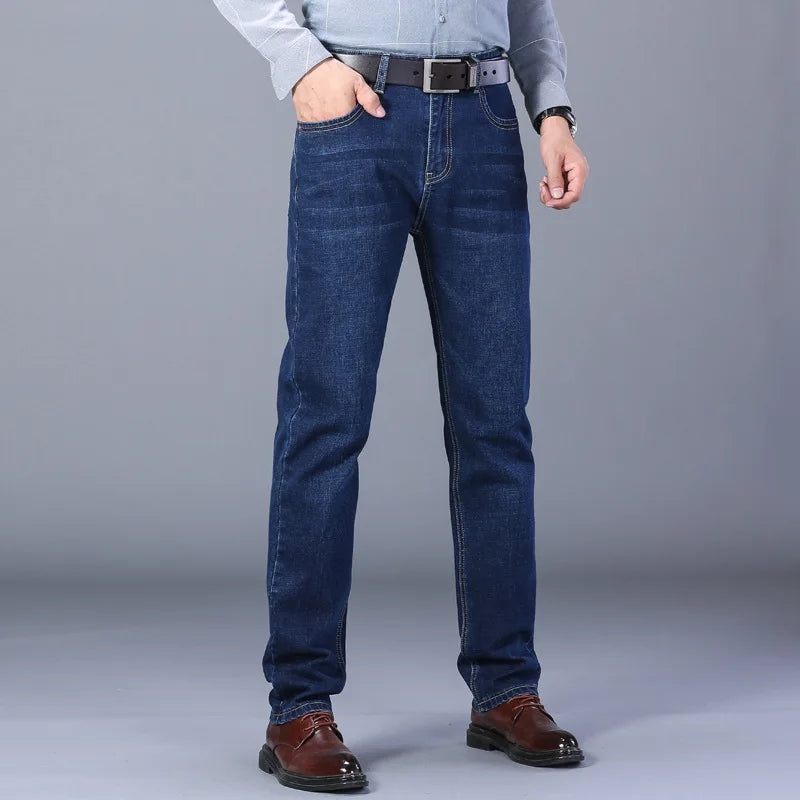 Men's Slim Fit Stretch Denim Jeans - Lightweight — product view
