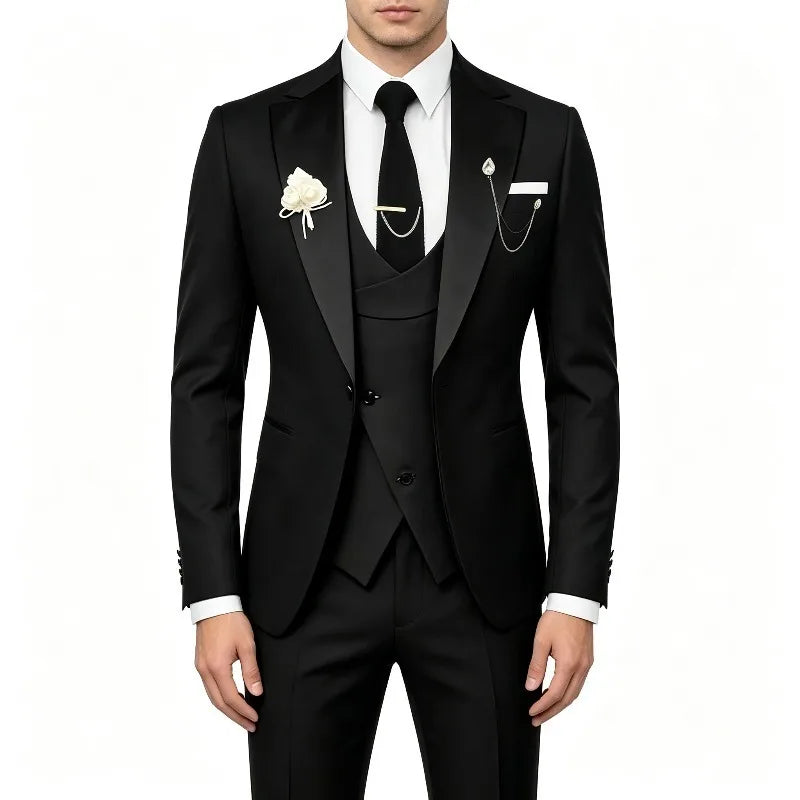 Men's Three-Piece Business & Occasion Suit