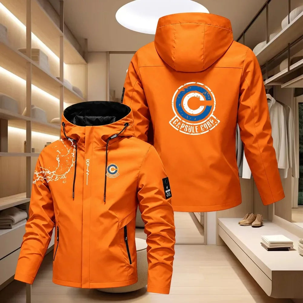Men's Hooded Zip-Up Jacket