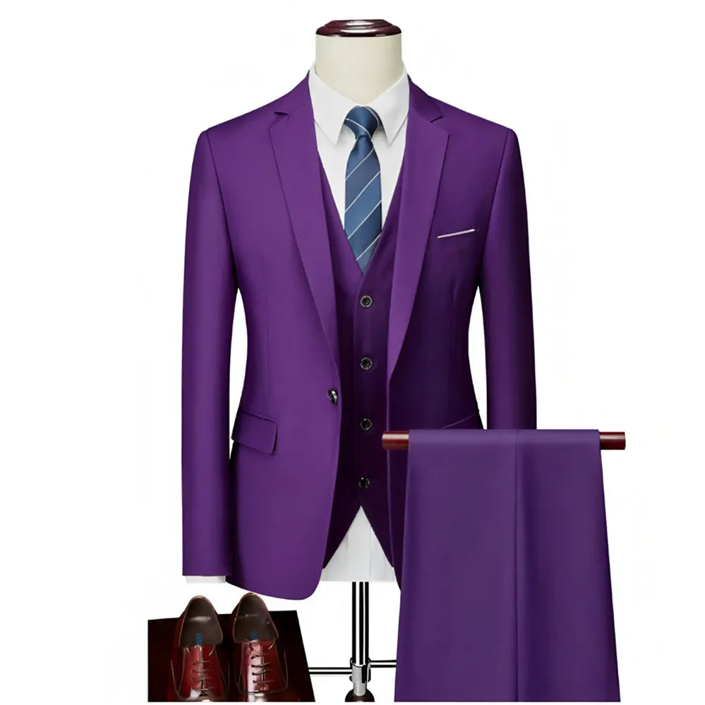 Men's British-Inspired Wedding Suit